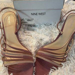 Nine West Pink Multi Fabric Pumps